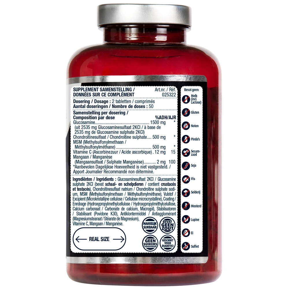 Lucovitaal Glucosamine Chondroïtine & MSM 2 Lucovitaal Glucosamine Chondroïtine & MSM - Afbeelding 2