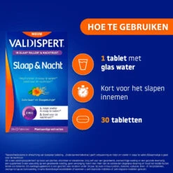 Valdispert Nacht Melatonine 5-HTP L-Tryptofaan -Gezondheidssupplementen 1001856 3