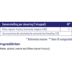 Vitakruid Ribes Nigrum Tinctuur -Gezondheidssupplementen 1021056 4