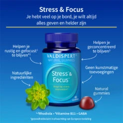 Valdispert Stress & Focus -Gezondheidssupplementen 1023302 3 1