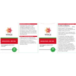 Vitals Ubiquinol 200 Mg -Gezondheidssupplementen 1023880 4