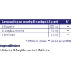 Vitakruid L-Glutamine Compleet -Gezondheidssupplementen 1023994 4