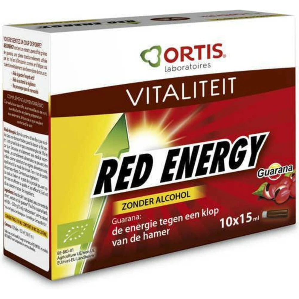 Ortis Red Energy Bio Fles Alcoholvrij 1 Ortis Red Energy Bio Fles Alcoholvrij