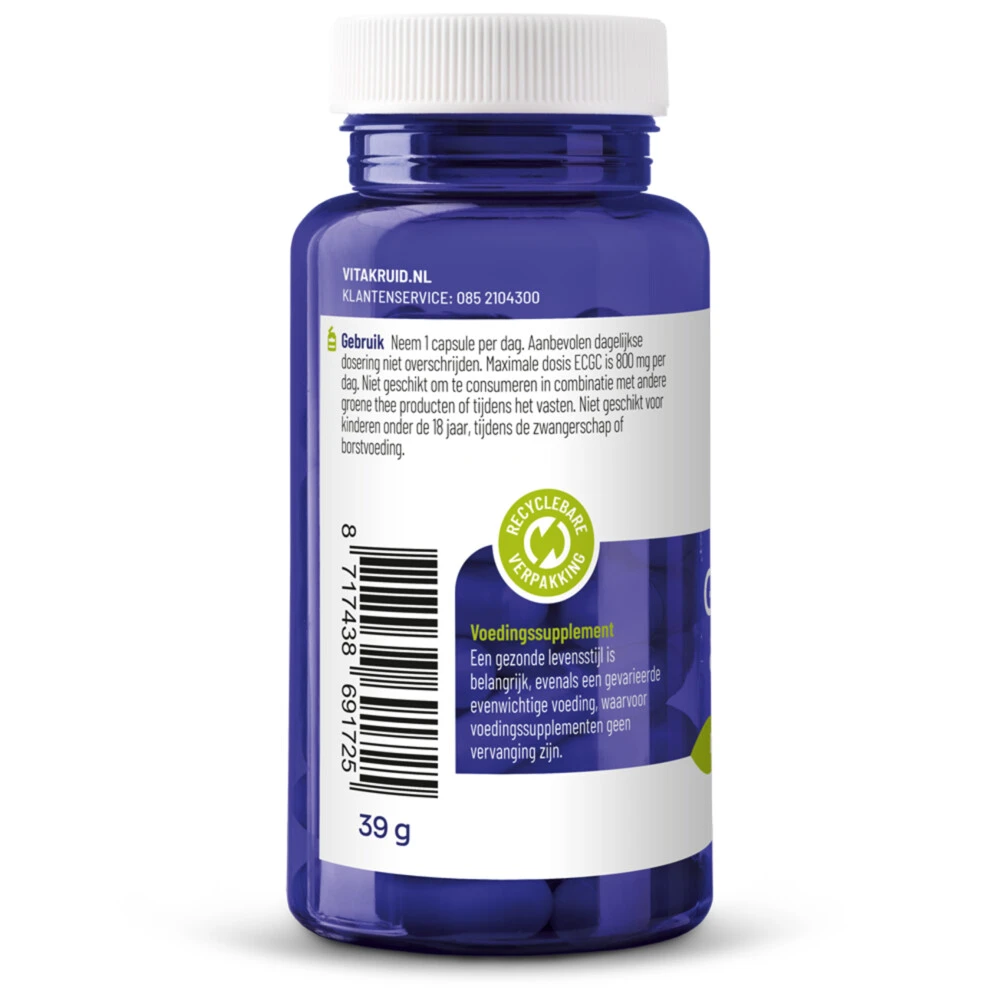 Vitakruid Groene Thee & Bioperine 2 Vitakruid Groene Thee & Bioperine - Afbeelding 2