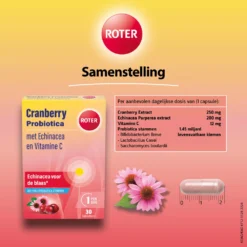 Roter Cranberry & Probiotica 6 Roter Cranberry & Probiotica -Gezondheidssupplementen 1030058 3