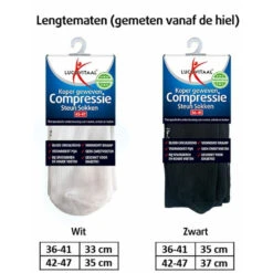 Lucovitaal Compressie Steun Sokken Zwart Maat 42-47 5 Lucovitaal Compressie Steun Sokken Zwart Maat 42-47 -Gezondheidssupplementen 1039163 3