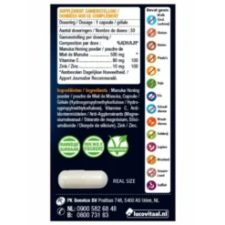 Lucovitaal Manuka Honing Zink 6 Lucovitaal Manuka Honing Zink -Gezondheidssupplementen 1049180 3