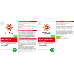 Vitals Rode Gist Rijst Bio -Gezondheidssupplementen 1054492 3