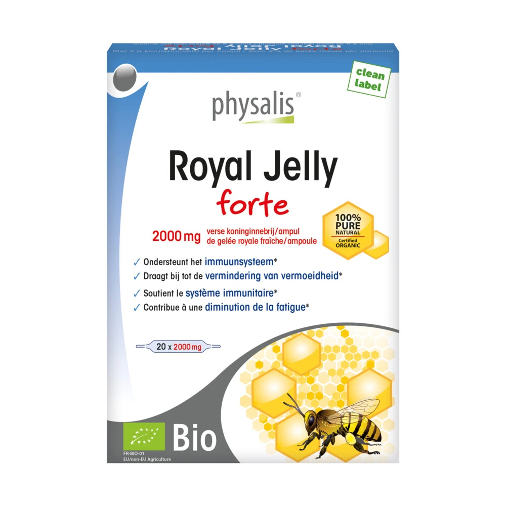 Physalis Royal Jelly Forte Biologisch 1 Physalis Royal Jelly Forte Biologisch