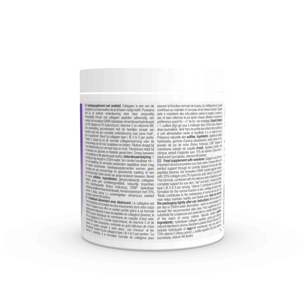 3x Purasana Collageen Zwarte Bes 2 3x Purasana Collageen Zwarte Bes - Afbeelding 2