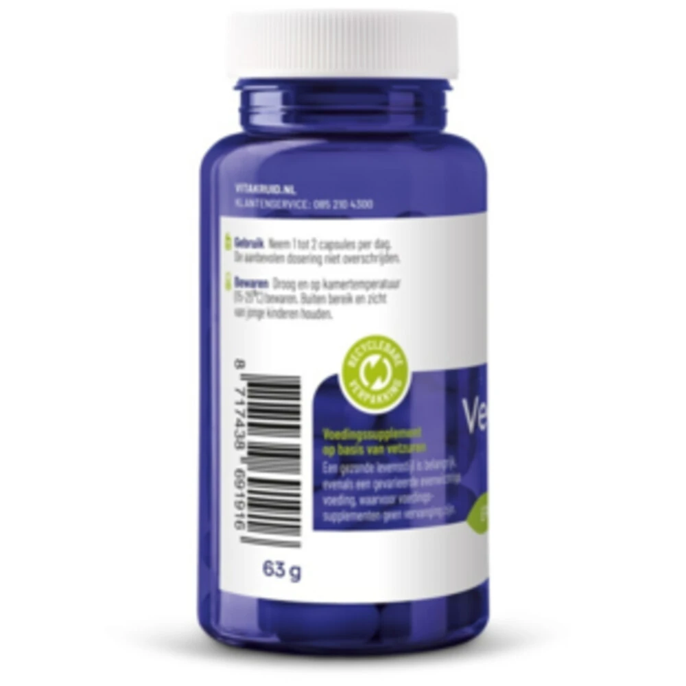 Vitakruid Omega-3 1000 TG Vegan 3 Vitakruid Omega-3 1000 TG Vegan - Afbeelding 3