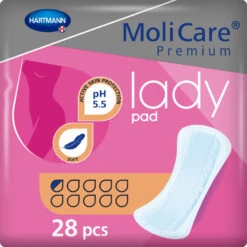 4x Molicare Premium Lady Pad 0,5 Druppels 70 Ml Absorptie