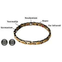 Lucovitaal Yinmagnetic Magneet Armband Goud -Gezondheidssupplementen 1073906 4