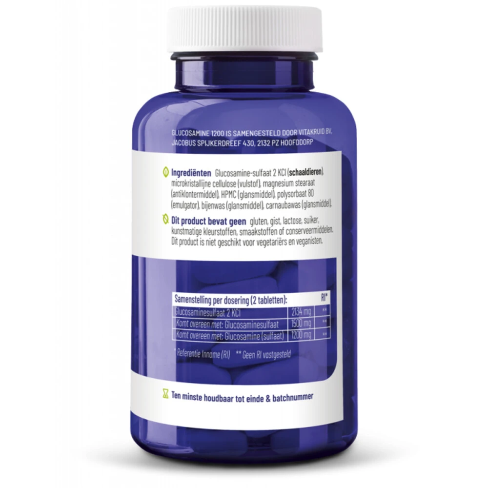 Vitakruid Glucosamine 1200 3 Vitakruid Glucosamine 1200 - Afbeelding 3