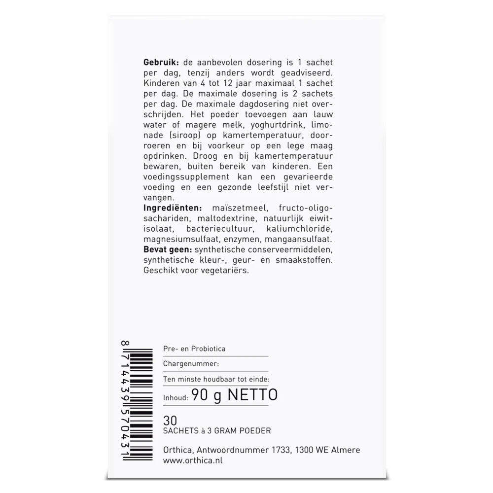 Orthica Orthiflor Plus Probiotica 3 Orthica Orthiflor Plus Probiotica - Afbeelding 3