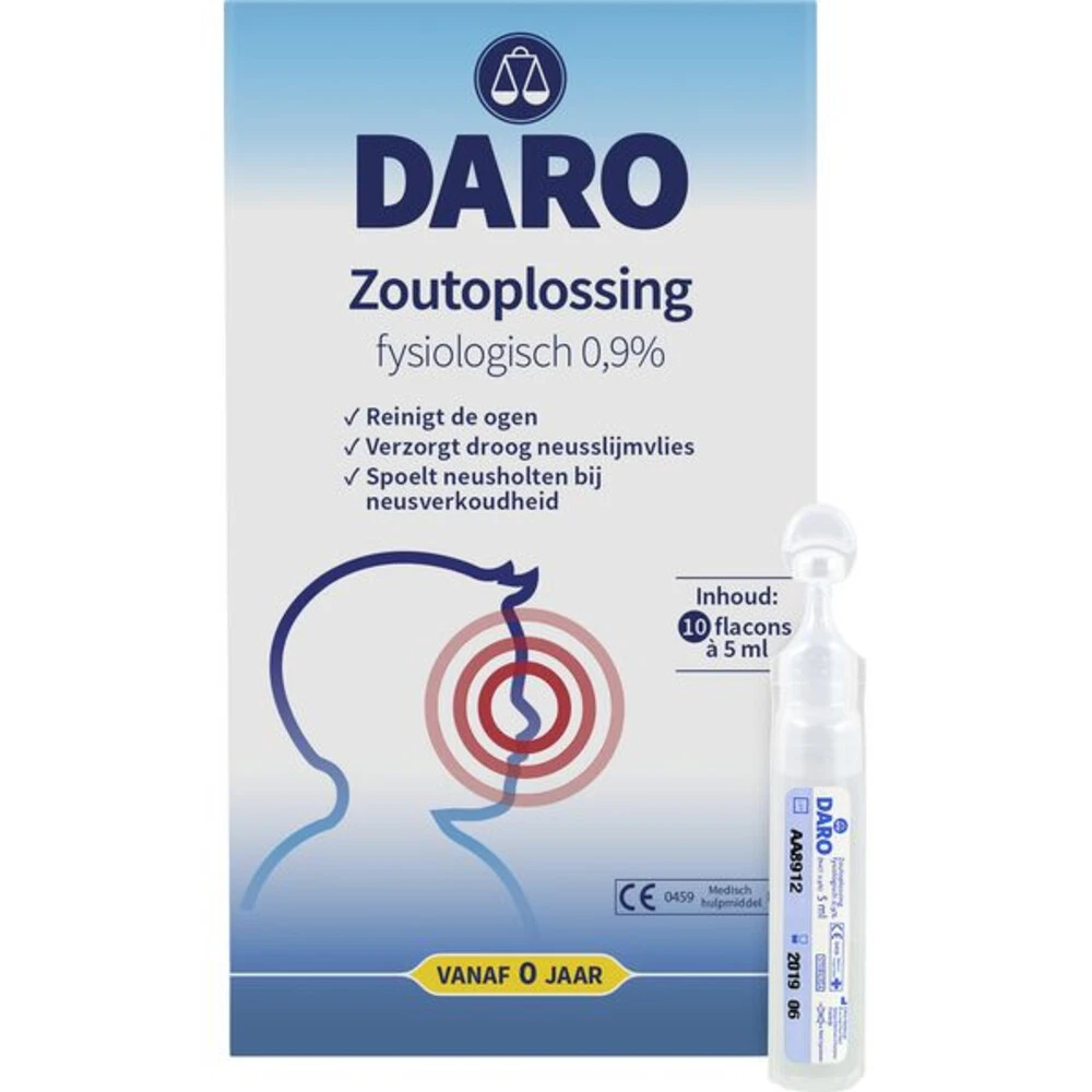 3x Daro Fysiologische Zoutoplossing 2 3x Daro Fysiologische Zoutoplossing - Afbeelding 2