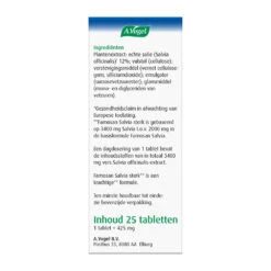 A.Vogel Famosan Salvia Overgang Sterk 10 A.Vogel Famosan Salvia Overgang Sterk -Gezondheidssupplementen 925220 5 1