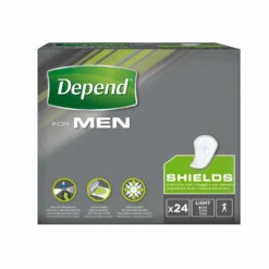 4x Depend For Men Shields