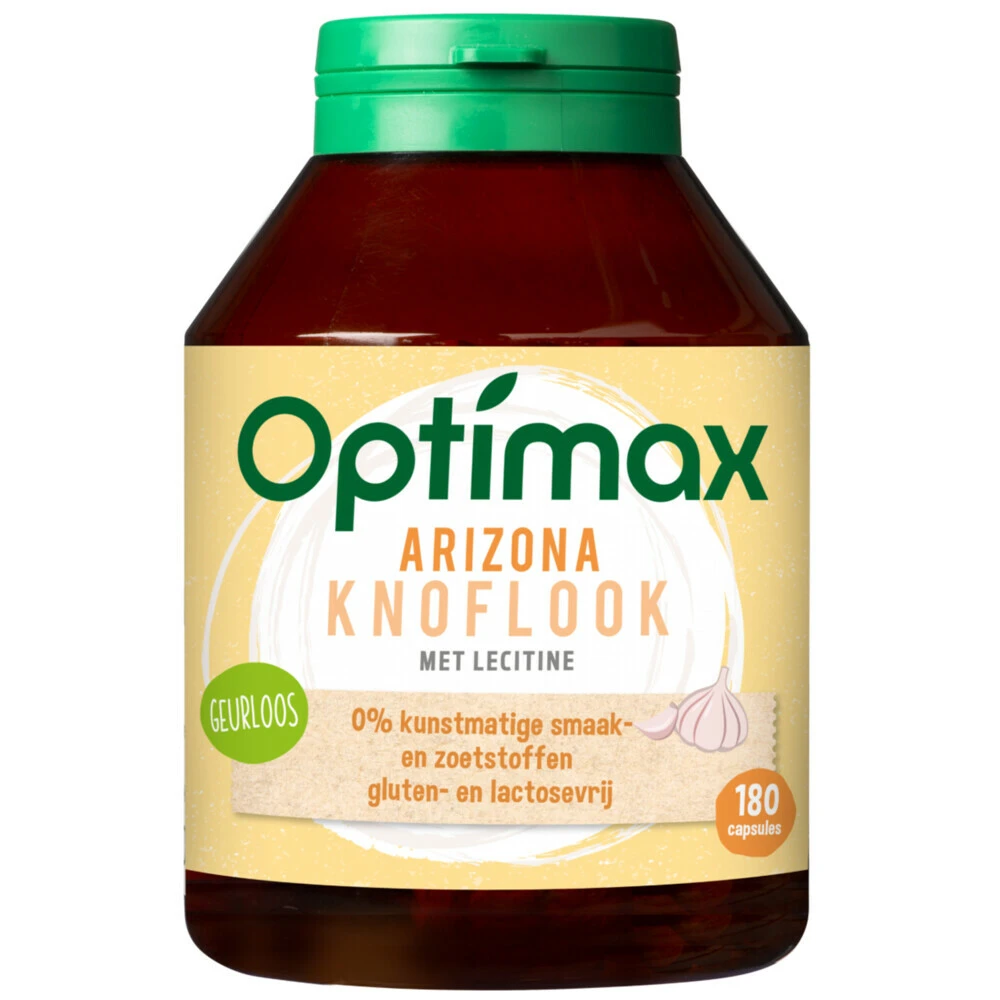 Optimax Arizona Knoflook Met Lecithine 1 Optimax Arizona Knoflook Met Lecithine