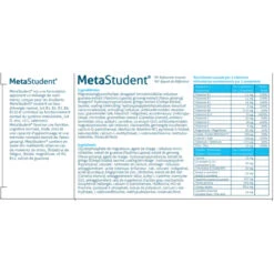 Metagenics Metastudent -Gezondheidssupplementen 989964 3