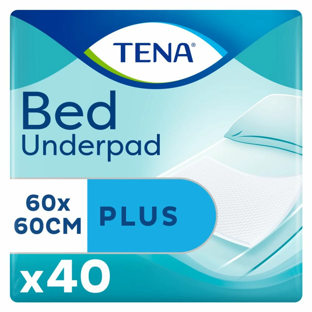2x TENA Bed Plus 60x60 Cm 1 2x TENA Bed Plus 60x60 Cm