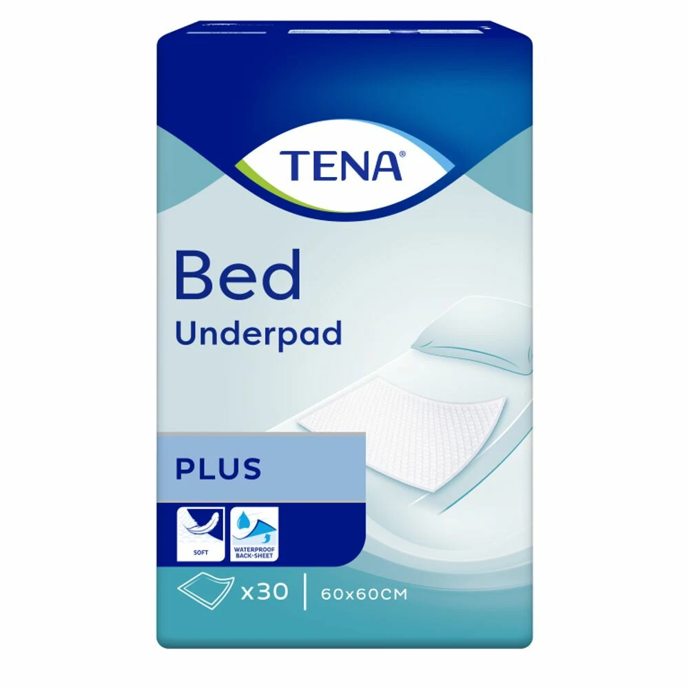 2x TENA Bed Plus 60x60 Cm 2 2x TENA Bed Plus 60x60 Cm - Afbeelding 2