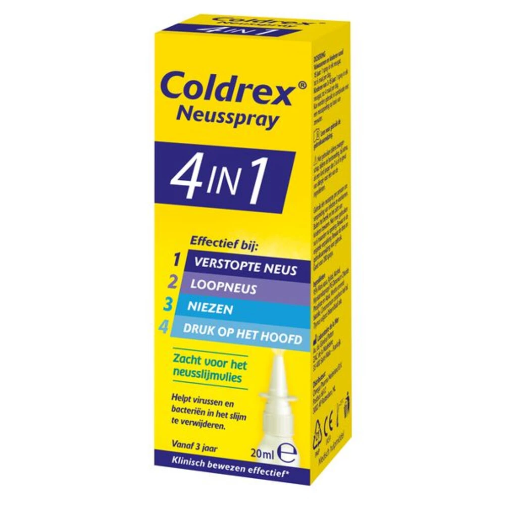 3x Coldrex Neusspray 3 In 1 2 3x Coldrex Neusspray 3 In 1 - Afbeelding 2